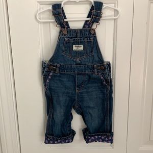 Oshkosh flower overalls 9months